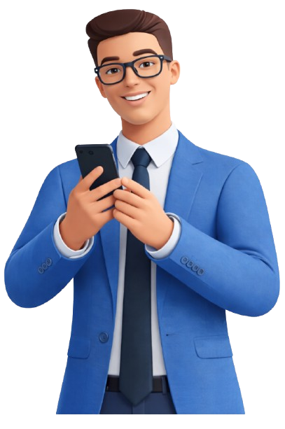 Person holding phone